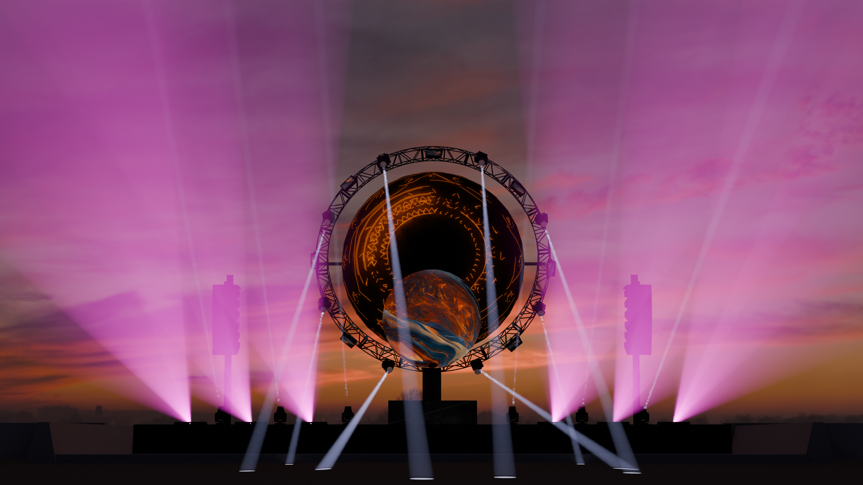 Festival scene and stage design